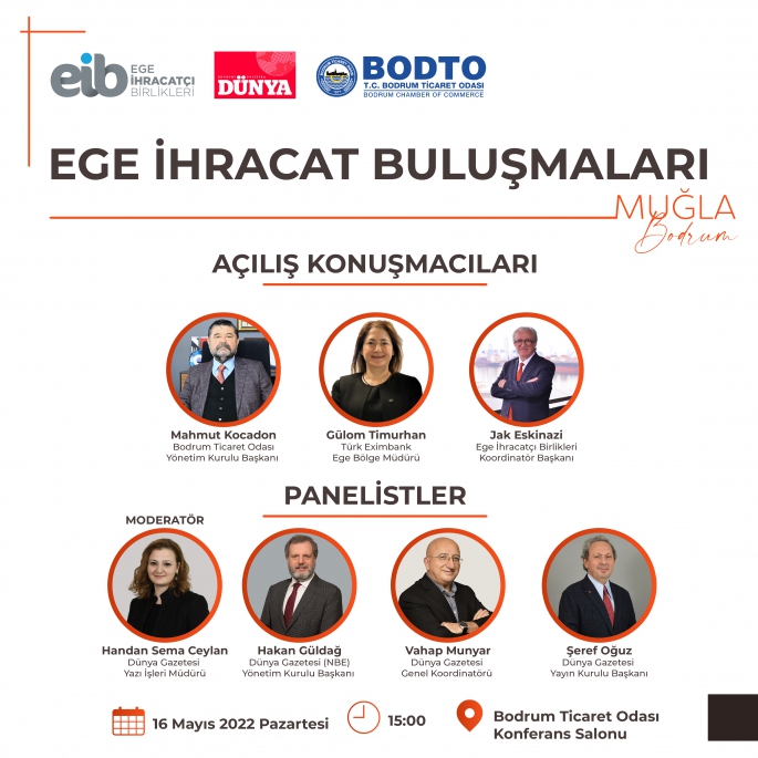 Egeli İhracatçılar Bodrum'da Buluşuyor