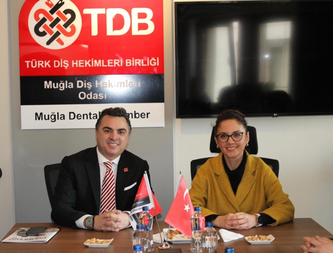 Gonca Köksal Muğla Diş Hekimleri Odası'nı ziyaret etti