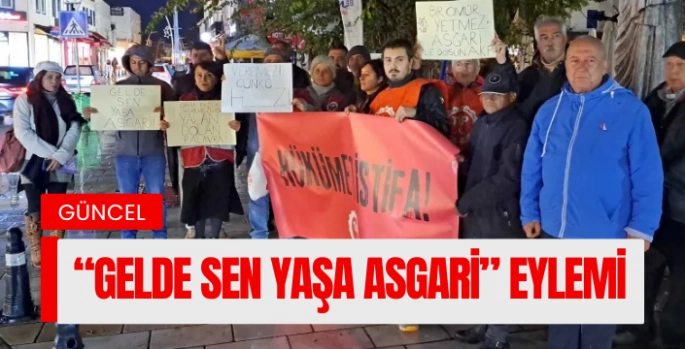 TİP' den Bodrum’da “Gelde Sen Yaşa ASGARİ” eylemi