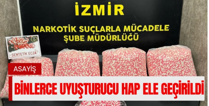 160 binden fazla uyuşturucu hap ele geçirildi