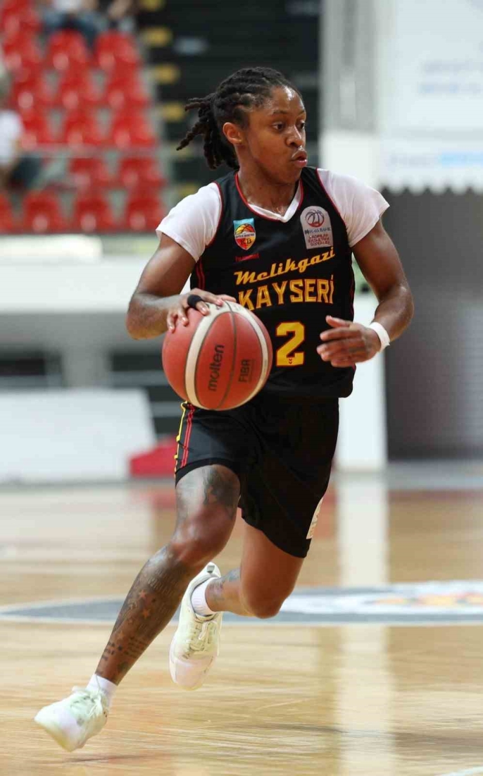 Melikgazi Kayseri Basketball players in action