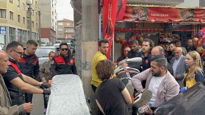 Sokak ortasında darp edildi