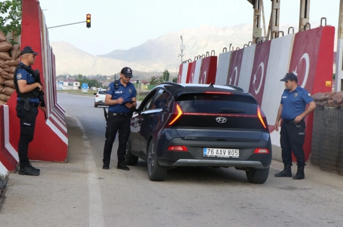 Doğubayazıtta bayram öncesi trafik denetimi