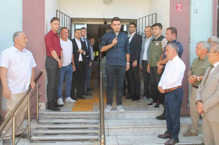 Kaymakam Emre Yeşil Manyasa veda etti