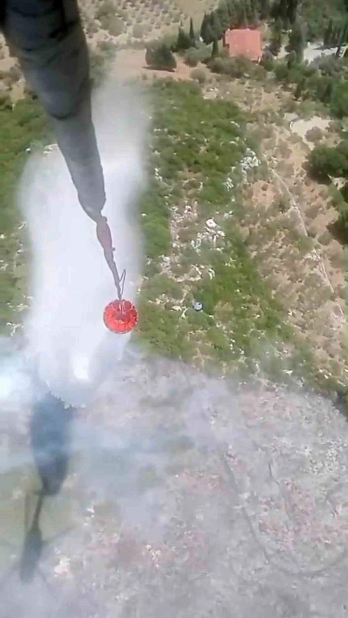 Kemalpaşadaki orman yangını kontrol altında