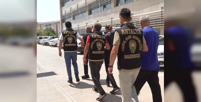Antalya'da 3 milyon TL'lik dolandırıcılık: 2 şüpheli tutuklandı