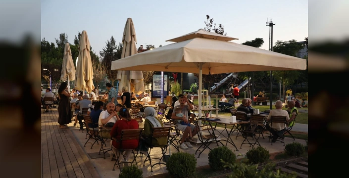 Aydın'da iki park sosyal yaşamın merkezi oldu