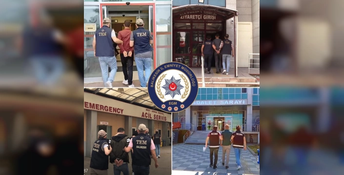 Balıkesir'de FETÖ operasyonu: 6 şüpheli yakalandı