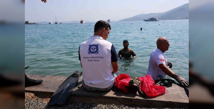 Bodrum'da deniz dibi temizliği: Torba koyu örnek oldu