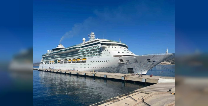 Brilliance of the Seas Bodrum'da: 2640 yolcu ağırladı
