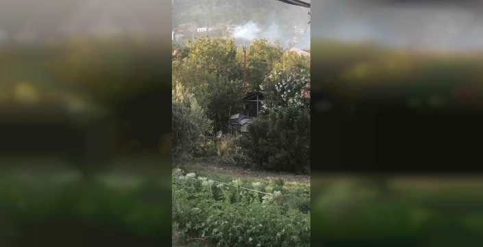 Datça'da kuru ot yangını söndürüldü