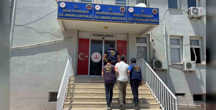 Diyarbakır'da 18 yıl hapis cezası bulunan V.E. yakalandı