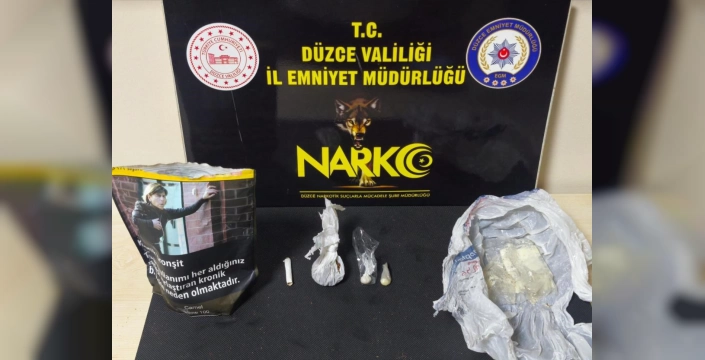 Düzce'de uyuşturucu operasyonu: 1 tutuklama