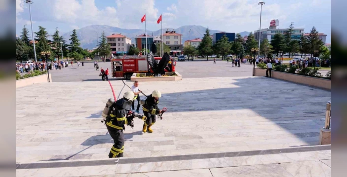 Erzincan'da afet tatbikatı: Başarılı bir uygulama