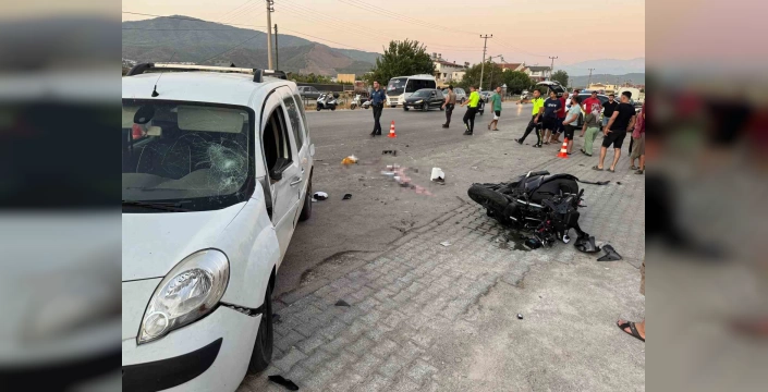 Fethiye'de motosiklet kazası: 1 ölü