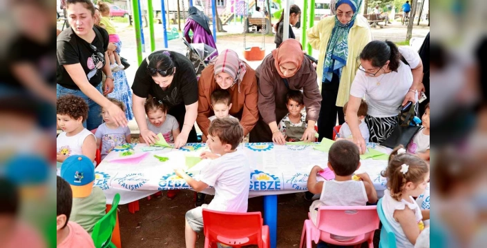 Gebze'de miniklere özel etkinlik: Çocuklar doyasıya eğlendi