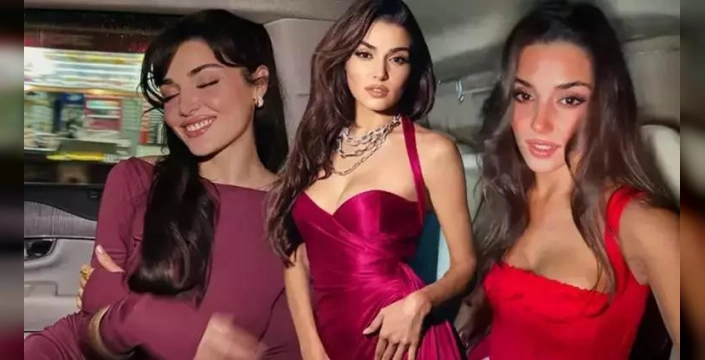 Hande Erçel: Lübnan'daki düğünde aşk pozu