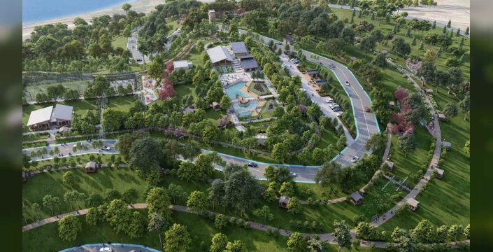 İnegöl Millet Bahçesi'nde Çalışmalar Devam Ediyor