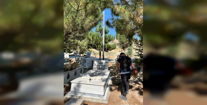 Kahramankazan Belediyesi: Şehit Mezarlıkları Temizlendi