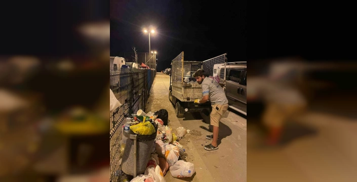 Kandıra sahillerinden 992 ton çöp toplandı