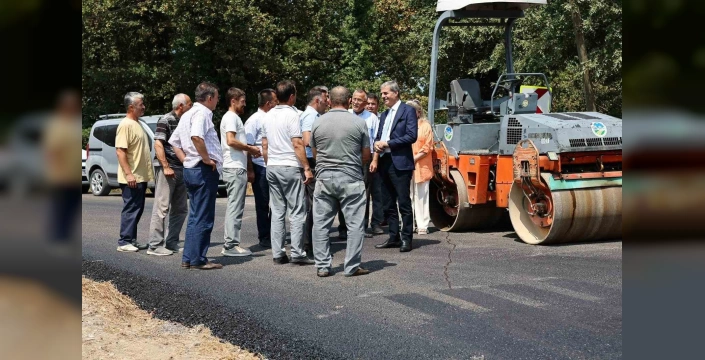 Kaynarca'da 13 kilometrelik yol yenilendi