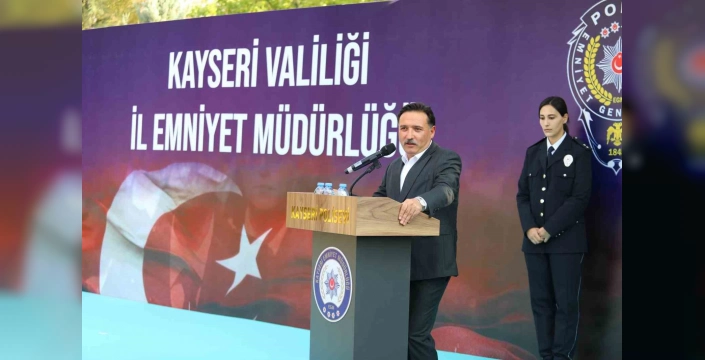 Kayseri'de emniyet teşkilatına ödül töreni
