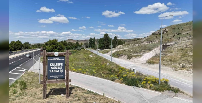 Kayseri'de kayadan oyma Kültepe Müzesi: Son aşamada