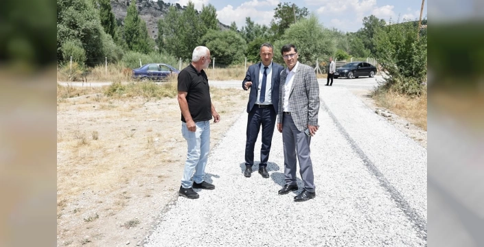 Kütahya'da Porsuk Mesire Alanı yolları yenilendi