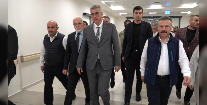 Memişoğlu, yaralı orman işçisini ziyaret etti