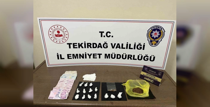 Tekirdağ'da uyuşturucu operasyonu: 35 gram bonzai ve 4840 TL ele geçirildi