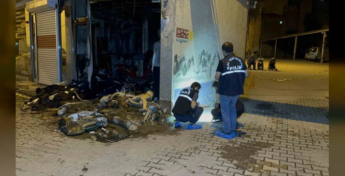 Adıyaman'da molotofkokteyli saldırısı: İş yeri kül oldu