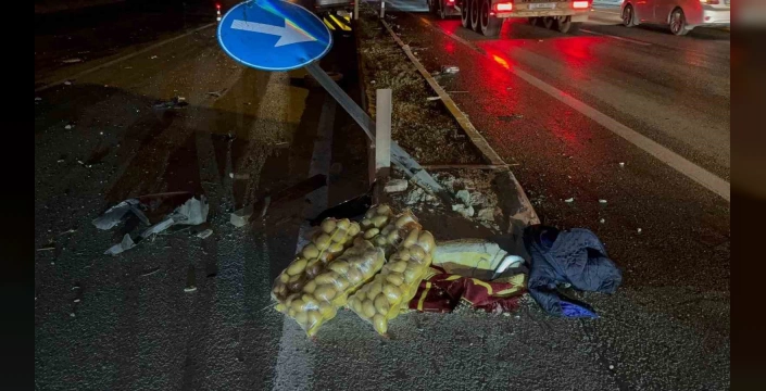 Afyonkarahisar'da trafik kazası: 1 ölü, 2 yaralı