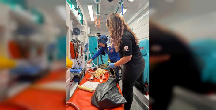 Ağrı'da 6 aylık bebek Ankara'ya sevk edildi