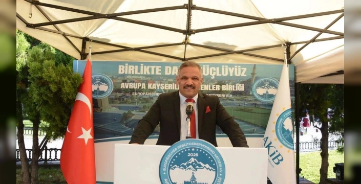 Ali Hızar'dan tarihi çağrı: Avrupa'daki Kayserili STK'lar tek çatı altında buluşsun