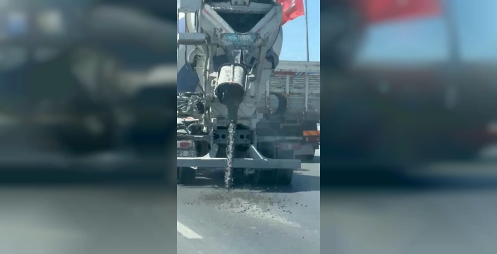 Arnavutköy'de beton mikseri faciası: 25 bin TL ceza