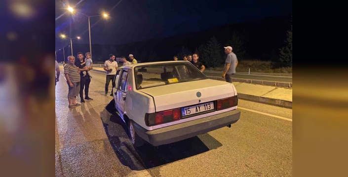 Burdur-Fethiye karayolunda kaza: 2 yaralı, 1 sürücü alkollü
