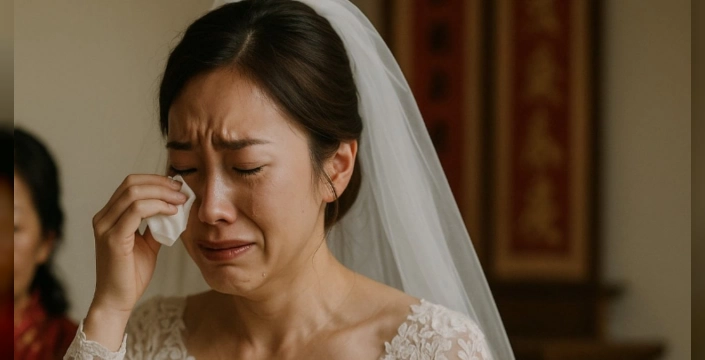 Çin'de sıra dışı düğün geleneği: Gelinler bir ay boyunca ağlıyor