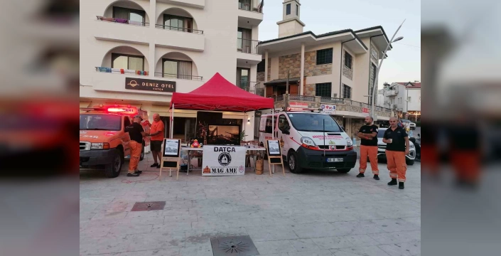 Datça'da deprem farkındalık etkinliği