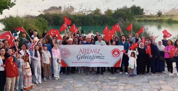 Denizli'de şehit aileleri için sıcak hava balonu etkinliği