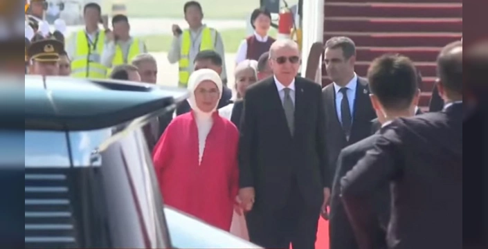 Erdoğan Çin'de: Şanghay İşbirliği Örgütü Zirvesi'ne katılıyor