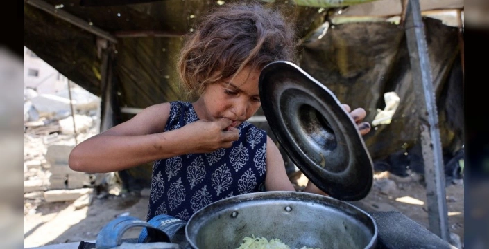 Gazze'de kıtlık: 'Artık hiçbir şeyimiz kalmadı'
