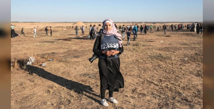 Gazze'de saldırıda ölen gazeteci Meryem Ebu Dekka'nın oğlu için yürek burkan vasiyeti