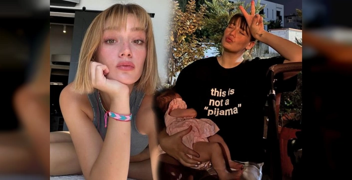 Gizem Karaca, kızının yeni fotoğrafını paylaştı