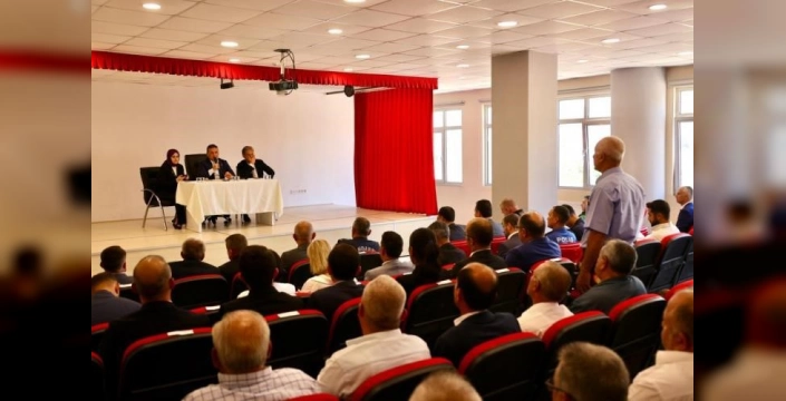 Gölpazarı'nda muhtarlarla istişare toplantısı