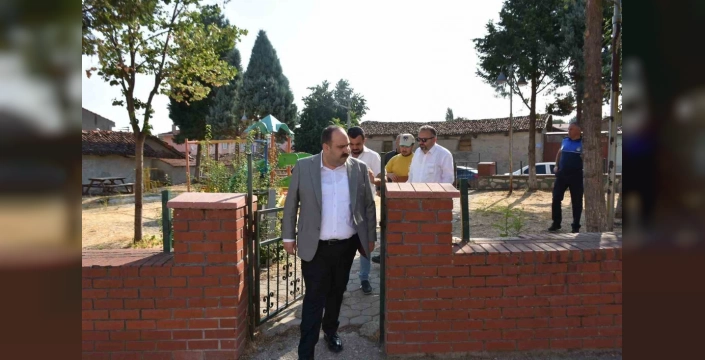 İnönü'nde park yenileme çalışmaları