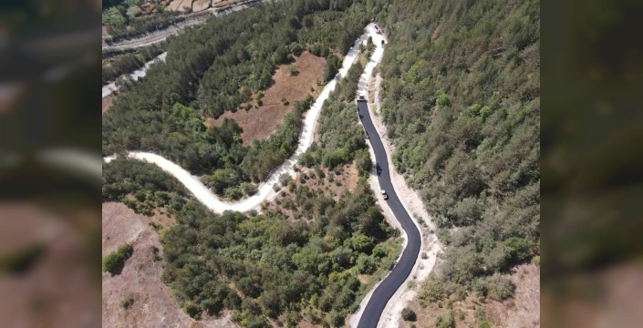 Kastamonu'da köy yolları asfaltlanıyor