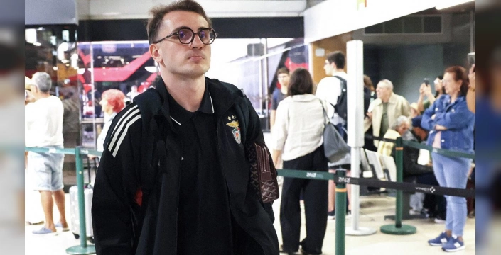 Kerem Aktürkoğlu İstanbul'da: Benfica, Fenerbahçe maçı için geldi