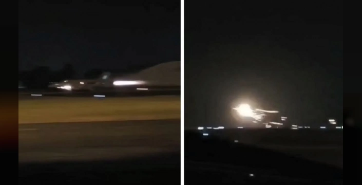 Malezya'da askeri jet düştü: Pilotlar kurtuldu