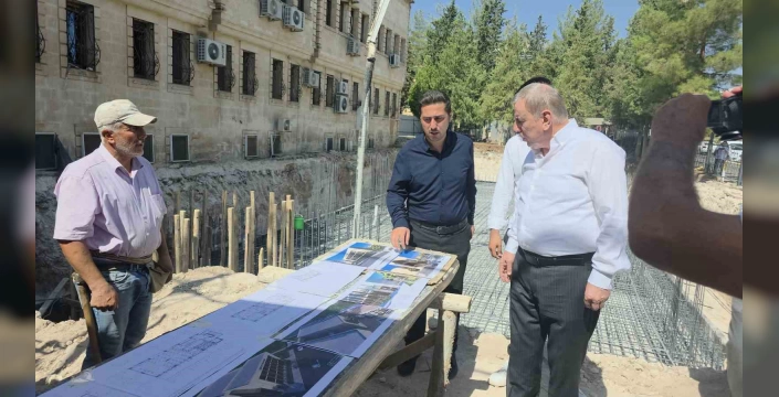 Midyat'ta yeni ek hizmet binasının temeli atıldı