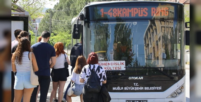 Muğla'da öğrencilere ulaşımda büyük kolaylık: 60 TL'ye 60 biniş